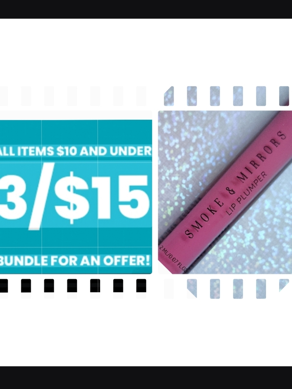 🆕Smoke & Mirrors Pink Lip Plumper1 NEW